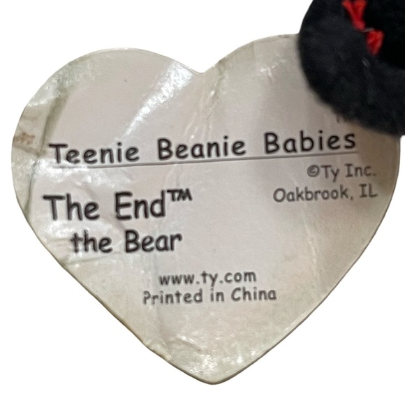 Ty Teeny Beanie Baby named “The End” Teddy Bear! - Picture 3 of 5